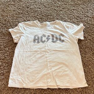 Abercrombie & Fitch Cream Relaxed Tee